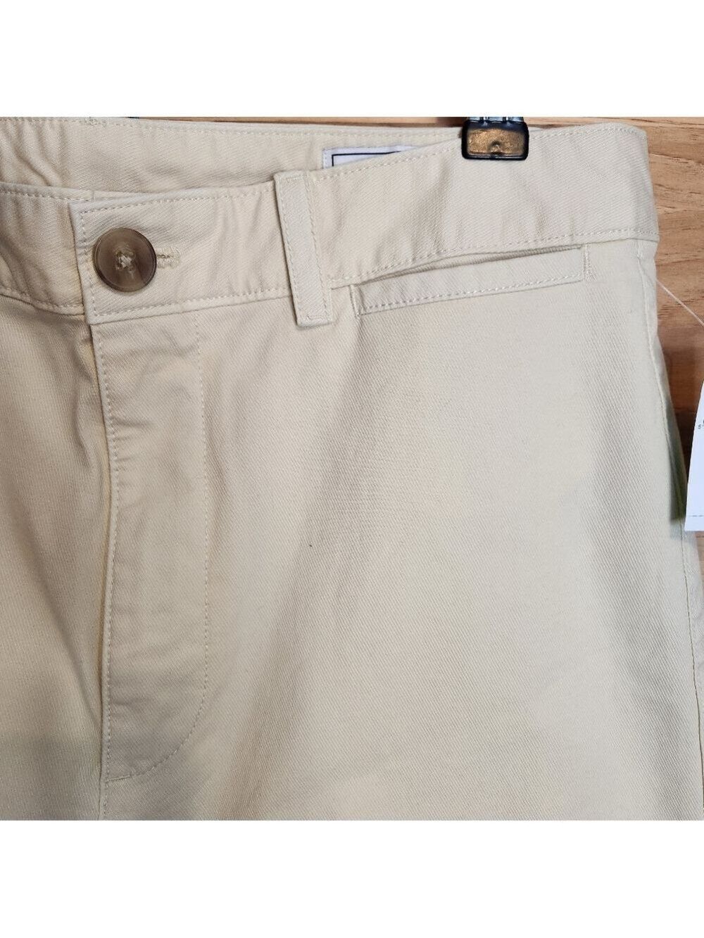 GAP HIGH RISE STRIDE ANKLE KHAKI TAN PANT SIZE 12 NWT - Picture 8 of 9